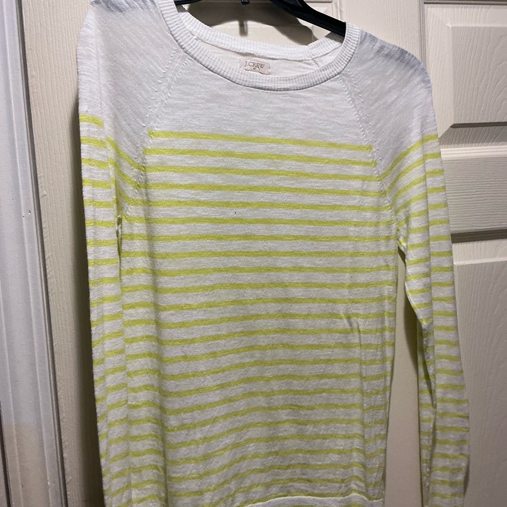 J. Crew Classic White Sweater